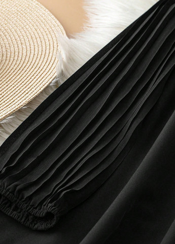 Чорна кежуал сукня а-силует SHEIN однотонна