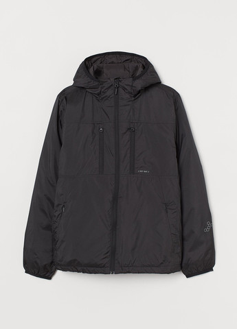 Чорна демісезонна куртка весняно-осіння H&M