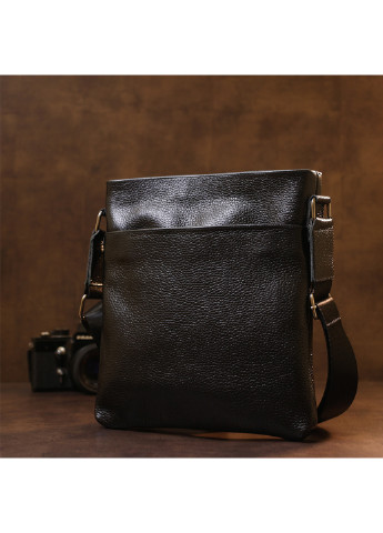 Мужская кожаная сумка через плечо 24х26 см Shvigel (253491372)