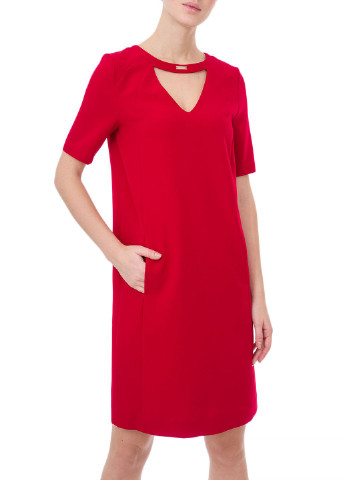 Красное кэжуал платье Trussardi Jeans