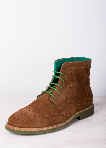 Светло-коричневые осенние ботинки броги El Ganso