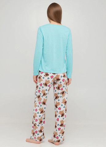 Комбинированный демисезонный комплект (лонгслив, брюки) Studio