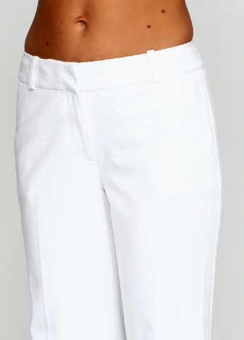 Белые кэжуал демисезонные клеш брюки Talbots
