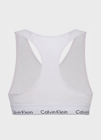 Сиреневый топ бюстгальтер Calvin Klein без косточек полиамид