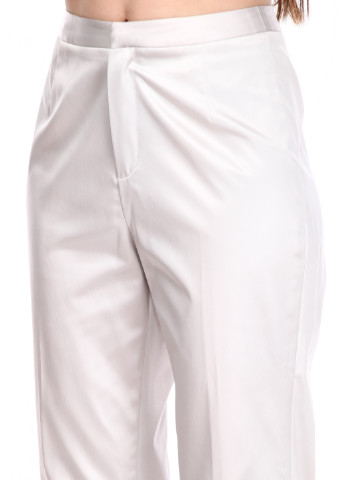 Светло-серые кэжуал летние прямые брюки Strenesse