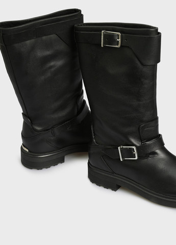 Черные осенние полусапоги Calvin Klein