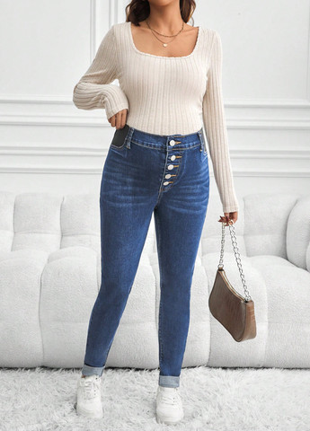 Джинси для вагітних SHEIN - (347077338)