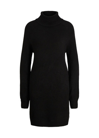 Чорна кежуал сукня сукня светр Tom Tailor однотонна