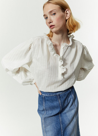 Кремовая блуза H&M