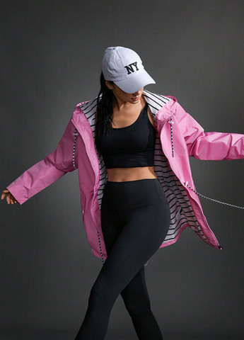 Розовая демисезонная куртка SHEIN