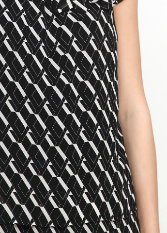 Черно-белое кэжуал платье Betty Barclay с геометрическим узором