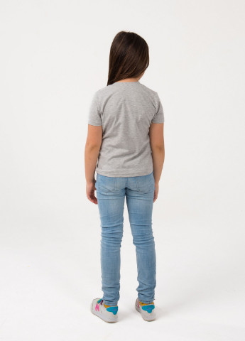 Сіра демісезонна футболка дитяча Наталюкс 41-5306