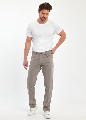 Бежевые летние прямые, слим джинсы Trend Collection