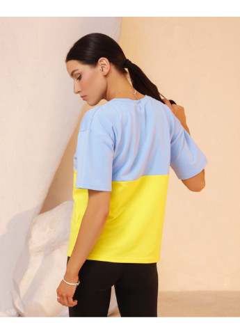 Комбинированная демисезон футболка 13404 xl желтый/голубой ISSA PLUS