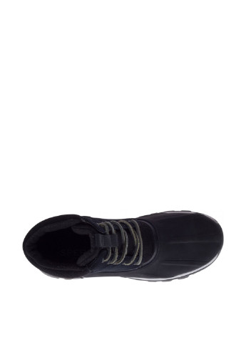 Черные осенние ботинки Sperry