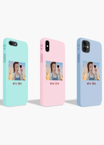 Чохол силіконовий Apple Iphone Xr Белль з вином Дісней (Disney Belle) Білий (8225-1429) MobiPrint (219518350)