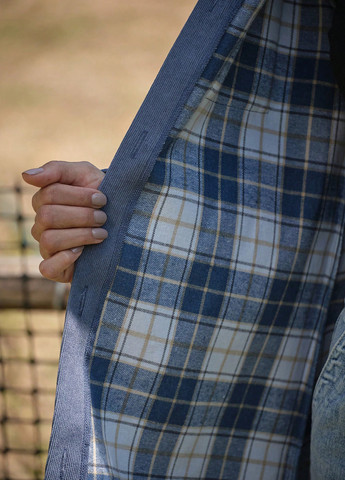 Темно-сіра демісезонна куртка куртка-піджак SHEIN