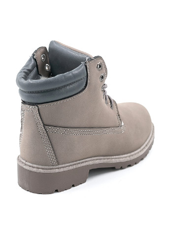 Зимние ботинки тимберленды No Brand без декора из искусственной кожи