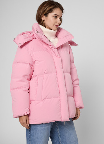 Розовый зимний Пуховик PRPY