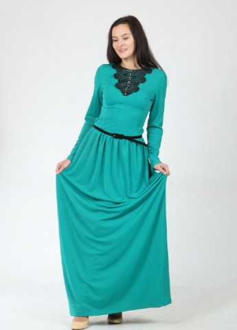 Зелена вечірня плаття, сукня Enna Levoni однотонна