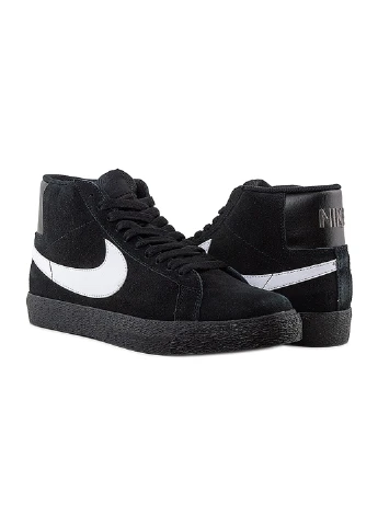 Чорні всесезонні кросівки sb zoom blazer mid Nike