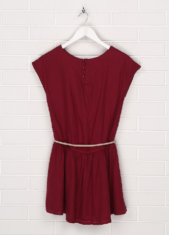 Бордовое платье ZY (130045834)