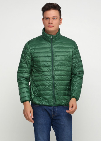 Зеленая демисезонная куртка Olis Rose