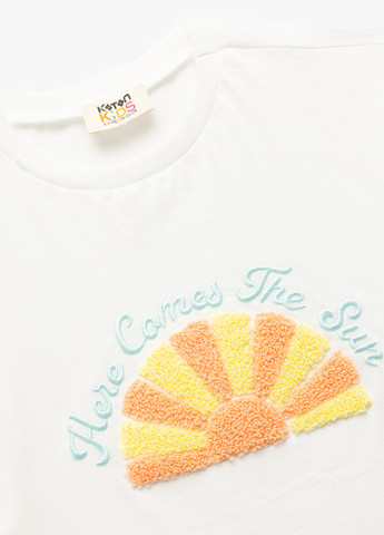 Айвори летняя футболка KOTON