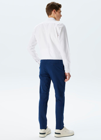 Синие кэжуал демисезонные чиносы брюки Lacoste