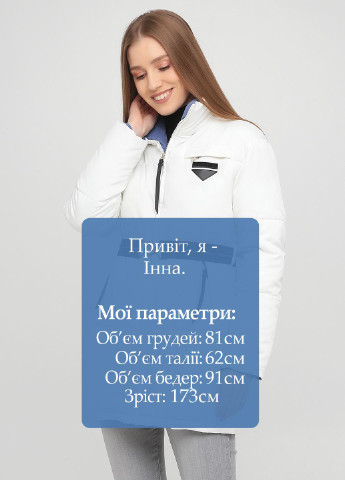 Біла зимня куртка Annagella