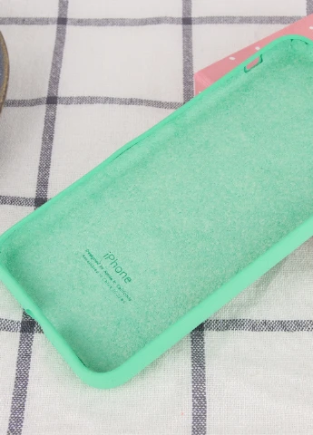 Чехол Silicone Case Full Protective (AA) для Apple iPhone XR (6.1') Зеленый / Spearmint (is_00000034365_13) Epik (229727909)