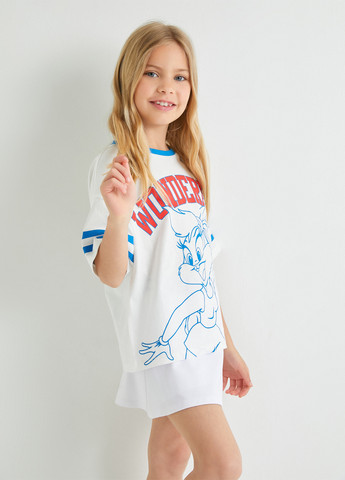 Біла літня футболка KOTON