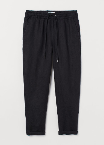 Черные кэжуал летние джоггеры брюки H&M