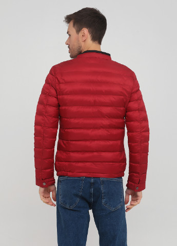 Темно-червона демісезонна куртка Wantdo