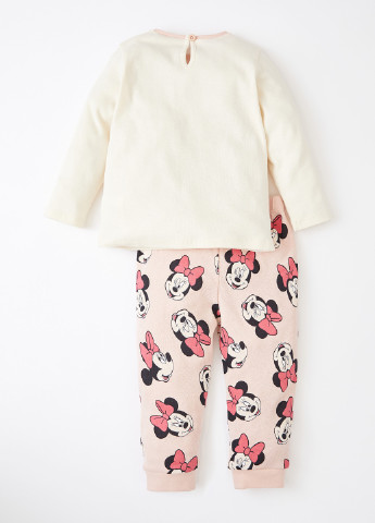 Комбінована всесезон піжама mickey & minnie (standard characters) лонгслив + брюки DeFacto Пижама