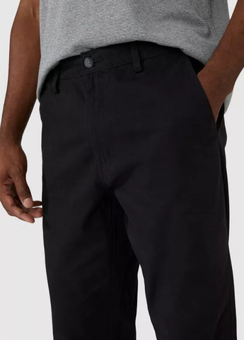 Черные кэжуал демисезонные прямые брюки MAINE