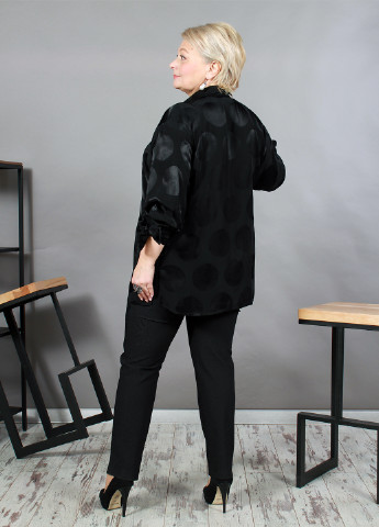 Черная демисезонная блуза Nadin