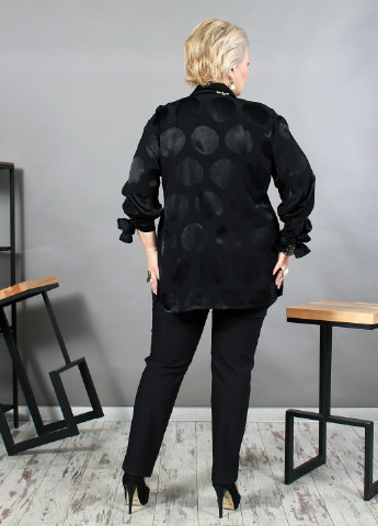 Чорна демісезонна блуза Nadin