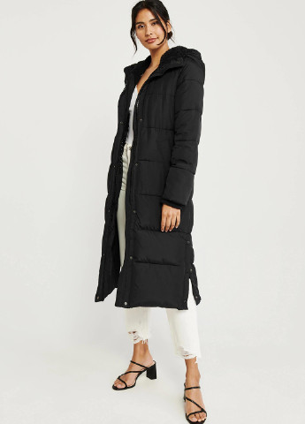 Черная зимняя куртка Abercrombie & Fitch