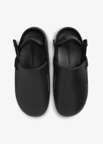 Черные сабо fb2185-001 Nike без каблука с логотипом