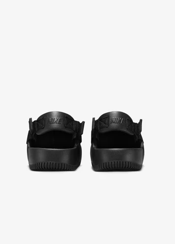 Черные сабо fb2185-001 Nike без каблука с логотипом