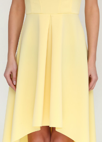 Жовтий коктейльна сукня Miss Selfridge однотонна