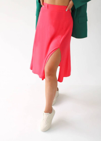 Розовая однотонная юбка Ромашка