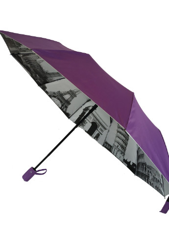 Фіолетова женский зонт напівавтомат (18315) 102 см Bellissimo (189978976)