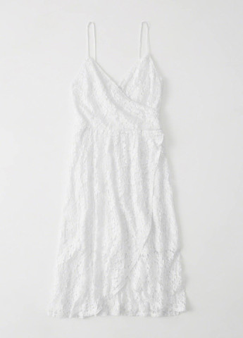 Белое кэжуал платье Abercrombie & Fitch