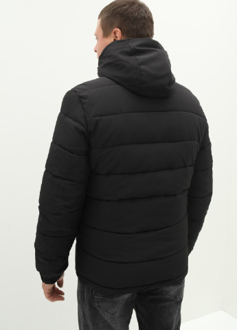 Темно-серая зимняя куртка No Brand