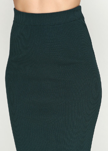 Зеленая кэжуал однотонная юбка Kontatto карандаш