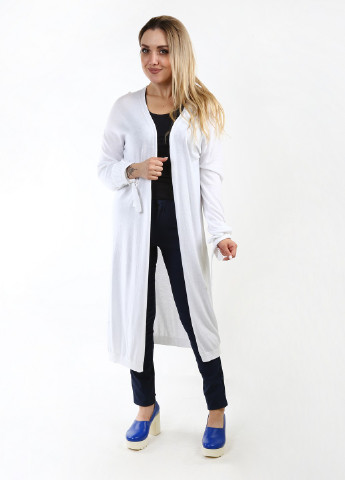 Белый демисезонный кардиган Stefanel