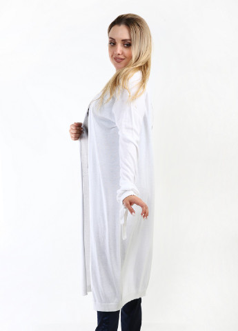 Белый демисезонный кардиган Stefanel