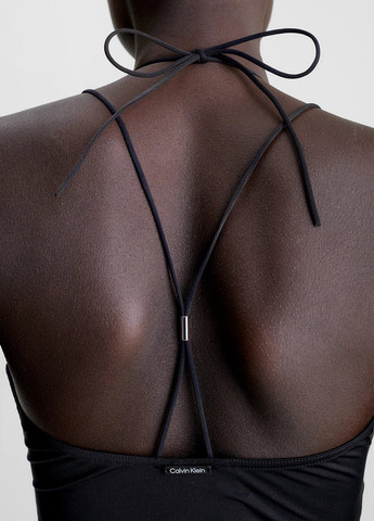 Чорний літній купальник суцільний Calvin Klein